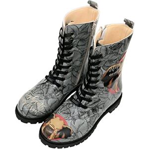 DOGO Dam Zipsy Fashionabel känga, Gris, 10 UK, Grå, 43 EU DOGO Dam Zipsy Fashionabel känga, Gris, 10 UK, Grå, 43 EU