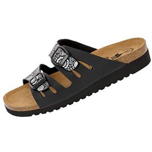 Lico BIOLINE LADY Dam Tofflor, Svart/silver, 39 EU Lico BIOLINE LADY Dam Tofflor, Svart/silver, 39 EU