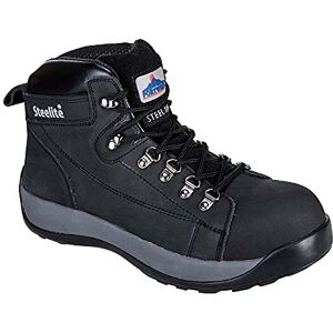 Portwest Steelite Mid Cut Nubuck Boot Sb, mäns säkerhetsskor, svart, 42 Portwest Steelite Mid Cut Nubuck Boot Sb, mäns säkerhetsskor, svart, 42
