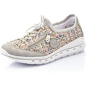 Rieker dam L0858 sneakers, Cementsten multisilverflower 40 grå, 36 EU Rieker dam L0858 sneakers, Cementsten multisilverflower 40 grå, 36 EU