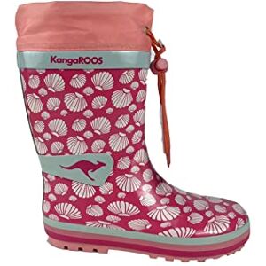 KangaROOS Flicka K-summerrain gummistövlar, Daisy rosa skal, 25 EU KangaROOS Flicka K-summerrain gummistövlar, Daisy rosa skal, 25 EU