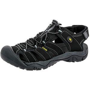 Lico herr Miami stängda sandaler, svart, 42 EU Lico herr Miami stängda sandaler, svart, 42 EU