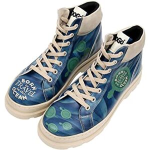 DOGO Adriana fashionabel känga, Bleu, 2 UK, Blå, 35 EU DOGO Adriana fashionabel känga, Bleu, 2 UK, Blå, 35 EU