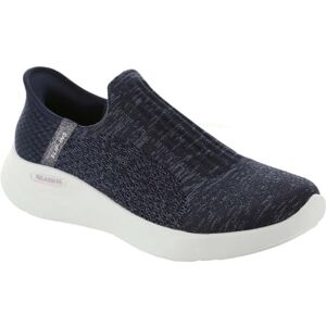 Skechers dam handsfree slip-on avslappnad passform sport sneaker, Nvy=marinblå, 37.5 EU Skechers dam handsfree slip-on avslappnad passform sport sneaker, Nvy=marinblå, 37.5 EU