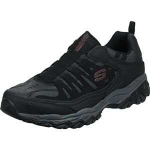 Skechers Sport Herr Afterburn M. Fit Wonted Loafer, svart/Charcoal,6.5 4E US, Svart kol, 38 EU Skechers Sport Herr Afterburn M. Fit Wonted Loafer, svart/Charcoal,6.5 4E US, Svart kol, 38 EU