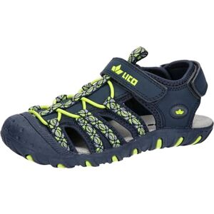 Lico Pojkar Rene Vs Sandal, Maringrå citron, 35 EU Lico Pojkar Rene Vs Sandal, Maringrå citron, 35 EU