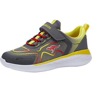 KangaROOS Unisex KQ-Phara EV sneakers, stål grå/citron krom, 38 EU, Stålgrå citron krom, 38 EU KangaROOS Unisex KQ-Phara EV sneakers, stål grå/citron krom, 38 EU, Stålgrå citron krom, 38 EU
