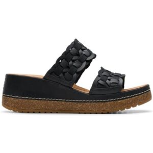 Clarks Kassanda Mule Womens Black Combi, 7 Clarks Kassanda Mule Womens Black Combi, 7