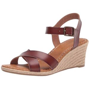 Amazon Essentials tvådelad kil Espadrille sandal kvinnor klackad sandal, Brun, 40 EU Amazon Essentials tvådelad kil Espadrille sandal kvinnor klackad sandal, Brun, 40 EU