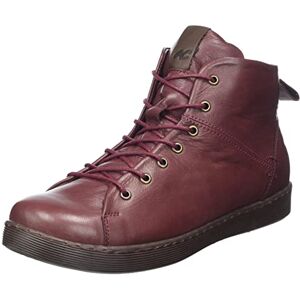 Andrea Conti Damsneakers, vinröd, mocka, 35 EU Andrea Conti Damsneakers, vinröd, mocka, 35 EU