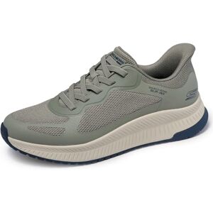 Skechers Herr handsfree Slip-ins Bobs Squad 4 Sneaker, Oliv, 44 EU Skechers Herr handsfree Slip-ins Bobs Squad 4 Sneaker, Oliv, 44 EU