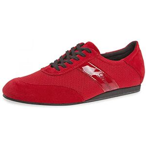 Diamant herr dans sneakers 192–425-579-V – velourläder/mesh röd – 1,5 cm kilklack – VarioSpin sula – tillverkade i Tyskland, röd, 44 EU Diamant herr dans sneakers 192–425-579-V – velourläder/mesh röd – 1,5 cm kilklack – VarioSpin sula – tillverkade i Tyskland, röd, 44 EU
