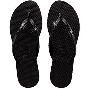 Havaianas You Glitter, Flip Flop Kvinnor, Svart, 33/34 EU Havaianas You Glitter, Flip Flop Kvinnor, Svart, 33/34 EU