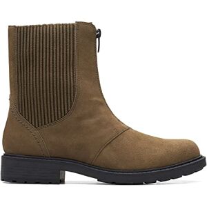 Clarks Stövletter Orinoco2 Up, råläder, grön, dam, Mörk olivsde, 40 EU Clarks Stövletter Orinoco2 Up, råläder, grön, dam, Mörk olivsde, 40 EU