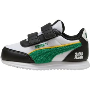 PUMA Unisex Baby R78 Lightwind Super V Inf Sneaker, White Archive Green Svart, 20 EU PUMA Unisex Baby R78 Lightwind Super V Inf Sneaker, White Archive Green Svart, 20 EU