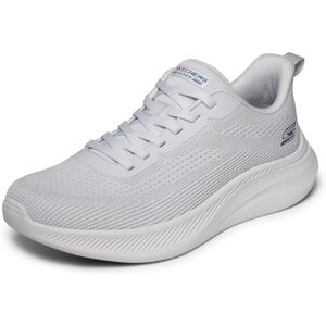 Skechers herr BOBS Moda Flex sneakers, ljusgrå stickad, 8 UK Skechers herr BOBS Moda Flex sneakers, ljusgrå stickad, 8 UK