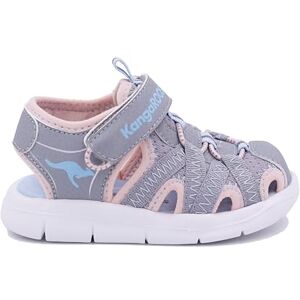 KangaROOS Flicka K-Lil Ev sandal, Ultimate Grey Frost Pink, 29 EU KangaROOS Flicka K-Lil Ev sandal, Ultimate Grey Frost Pink, 29 EU
