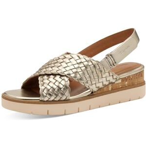 Tamaris Damen 1-28251-44 kil sandal, Lätt guld, 41 EU Tamaris Damen 1-28251-44 kil sandal, Lätt guld, 41 EU
