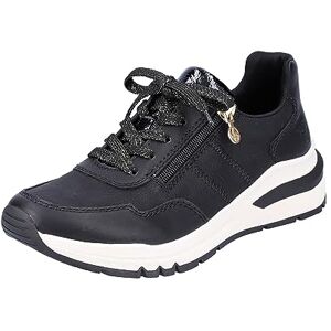 Rieker M6601 dam Sneaker, svart, 41 EU Rieker M6601 dam Sneaker, svart, 41 EU