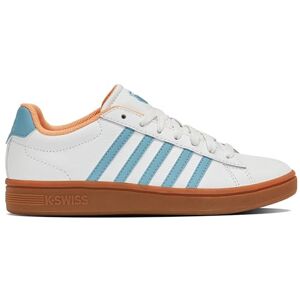 K-Swiss Court TIEBREAK I sneakers, blanc/milky blå/persika cobbler/gum, 40 EU, Blanc Milky Blue Peach Cobbler Gum, 40 EU K-Swiss Court TIEBREAK I sneakers, blanc/milky blå/persika cobbler/gum, 40 EU, Blanc Milky Blue Peach Cobbler Gum, 40 EU