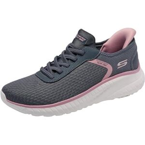 Skechers dam handsfree slip-on Bobs Squad Chaos Stroke of Luck Sneaker, Grå, 9 Skechers dam handsfree slip-on Bobs Squad Chaos Stroke of Luck Sneaker, Grå, 9