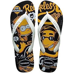 Havaianas Simpsons unisex slippers voor volwassenen Kleur: Zwart Maat: 5 VK Havaianas Simpsons unisex slippers voor volwassenen Kleur: Zwart Maat: 5 VK