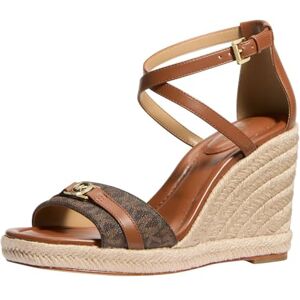 Michael Kors Mandy Wedge Damsandaler, 39,5 EU, Brn Luggage, 39.5 EU Michael Kors Mandy Wedge Damsandaler, 39,5 EU, Brn Luggage, 39.5 EU