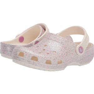 Crocs Unisex barn klassisk glitter träsko T, Tangerine, 4 UK Child Crocs Unisex barn klassisk glitter träsko T, Tangerine, 4 UK Child