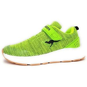 KangaROOS Unisex Kb-Hook Ev sneakers, Neon gul jet svart 7013, 28 EU KangaROOS Unisex Kb-Hook Ev sneakers, Neon gul jet svart 7013, 28 EU