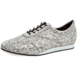 Diamant damsneakers, dansskor 183-435-606-V – mocka leopard vit/silver – VarioSpin-sula – 1,5 cm kilklack – tillverkad i Tyskland, leopard, 43 EU Diamant damsneakers, dansskor 183-435-606-V – mocka leopard vit/silver – VarioSpin-sula – 1,5 cm kilklack – tillverkad i Tyskland, leopard, 43 EU