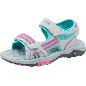 KangaROOS Unisex K-Leni Bari Sandal, Ånga grå mynta, 36 EU KangaROOS Unisex K-Leni Bari Sandal, Ånga grå mynta, 36 EU
