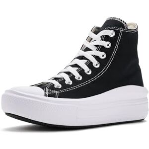 Converse Chuck Taylor All Star Move Platform Hi Sneaker, Svart/naturlig elfenben/vit, 40.5 EU Converse Chuck Taylor All Star Move Platform Hi Sneaker, Svart/naturlig elfenben/vit, 40.5 EU