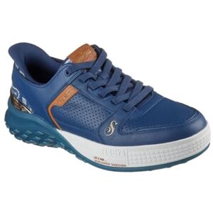 Skechers Herr Snoop Sizzle Toke Slip-ins Sneaker, Marinblått läder, 43 EU Skechers Herr Snoop Sizzle Toke Slip-ins Sneaker, Marinblått läder, 43 EU