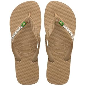 Havaianas Brasil Logo unisex vuxen Flip flops, Rose Gold, 33/34 EU Havaianas Brasil Logo unisex vuxen Flip flops, Rose Gold, 33/34 EU