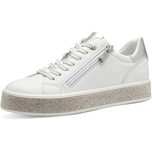 MARCO TOZZI dam, Feel ME fotsäng, utbytbar fotsäng, mjukt foder, 2–23715–42 sneakers, vit comb, 37 EU, Vit kam, 37 EU MARCO TOZZI dam, Feel ME fotsäng, utbytbar fotsäng, mjukt foder, 2–23715–42 sneakers, vit comb, 37 EU, Vit kam, 37 EU