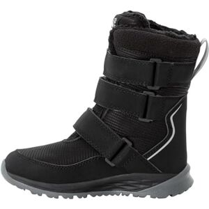 Jack Wolfskin Unisex barn Polar Boot Texapore High Vc K snöstövlar, Svart grå, 27 EU Jack Wolfskin Unisex barn Polar Boot Texapore High Vc K snöstövlar, Svart grå, 27 EU