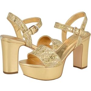GUESS Haldem Sandal för kvinnor, Naturligt guld 710, 37.5 EU GUESS Haldem Sandal för kvinnor, Naturligt guld 710, 37.5 EU