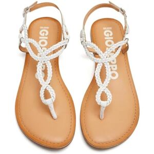 GIOSEPPO Kvinnors Merignes sandal, vit, 40 EU, Vitt och blått, 40 EU GIOSEPPO Kvinnors Merignes sandal, vit, 40 EU, Vitt och blått, 40 EU