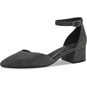 MARCO TOZZI Dam, Feel ME fotsäng, mjukt foder, vegansk, 2–24304–42 tofflor, svart metall, 37 EU, Svart metallisk, 37 EU MARCO TOZZI Dam, Feel ME fotsäng, mjukt foder, vegansk, 2–24304–42 tofflor, svart metall, 37 EU, Svart metallisk, 37 EU