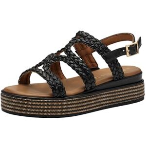 MARCO TOZZI Damer 2–28700-44 sandal, svart, 37 EU MARCO TOZZI Damer 2–28700-44 sandal, svart, 37 EU