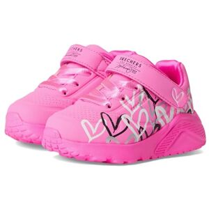 Skechers Uno Lite Love Levitate Sneaker för flickor, Rosa, 4 UK Child Skechers Uno Lite Love Levitate Sneaker för flickor, Rosa, 4 UK Child