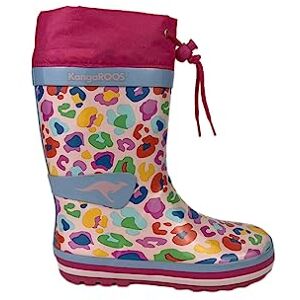 KangaROOS Flickor K-summerrain gummistövlar, Daisy Pink Leo, 23 EU KangaROOS Flickor K-summerrain gummistövlar, Daisy Pink Leo, 23 EU
