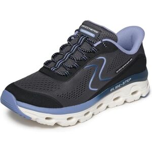 Skechers Dam Glide Step Sole Handfree Slip-ins Sneaker, Bkbl=svart/blå, 5.5 Wide Skechers Dam Glide Step Sole Handfree Slip-ins Sneaker, Bkbl=svart/blå, 5.5 Wide