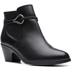 Clarks Women's Emily2 Kaylie Ankle Boot, Black Leather, 6 Clarks Women's Emily2 Kaylie Ankle Boot, Black Leather, 6