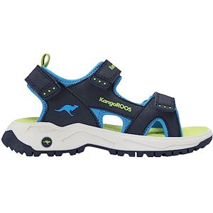 KangaROOS Unisex barn K-as Ture sandal, Dk marinblå lime, 34 EU KangaROOS Unisex barn K-as Ture sandal, Dk marinblå lime, 34 EU