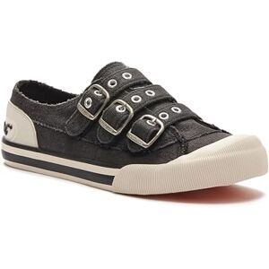 Rocket Dog Dam Jolissa flyg kanvas mode sneaker, Svart Svart 38.5 EU Rocket Dog Dam Jolissa flyg kanvas mode sneaker, Svart Svart 38.5 EU