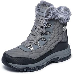 Skechers Trego-Stormie ankelstövlar för kvinnor, Mörkgrå, 37.5 EU Skechers Trego-Stormie ankelstövlar för kvinnor, Mörkgrå, 37.5 EU