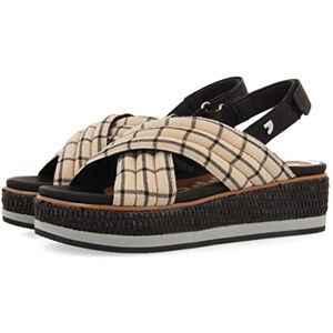 GIOSEPPO Goolwa Sandal för kvinnor, Svart, 10 UK GIOSEPPO Goolwa Sandal för kvinnor, Svart, 10 UK