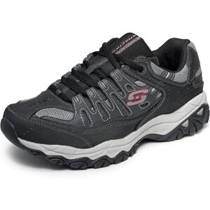 Skechers herr Afterburn M. Fit Fashion sneakers – läder överdel, innersula i minnesskum i gummi, yttersula i gummi, Träkol/svart, 44 EU Skechers herr Afterburn M. Fit Fashion sneakers – läder överdel, innersula i minnesskum i gummi, yttersula i gummi, Träkol/svart, 44 EU