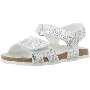 Chicco , Fiore sandal, Justerbara dubbla kardborreband sandaler Flickor, Silver, 29 Chicco , Fiore sandal, Justerbara dubbla kardborreband sandaler Flickor, Silver, 29